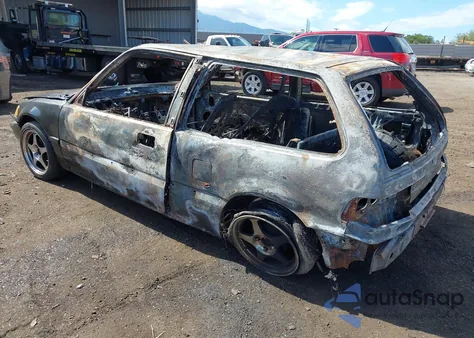 1991 Honda Civic Dx z USA, uszkodzony, nr VIN 2HGED6358MH551803